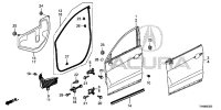 72310TX4A01-WEATHERSTRIP, R. FR. DOOR