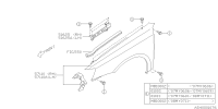 57110AG0909P-PANEL FR FENDER LH