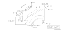 57110XA02A9P-PANEL, FR FENDER, RH
