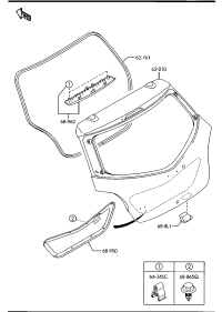 DG8062761-WEATHERSTRIP,LIFT GATE