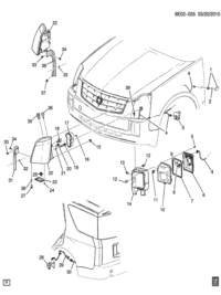 15930685-Lamp (incl 5-9,11), front turn signal lamp