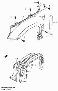 5761065J10-MUD GUARD ASSY F SDR