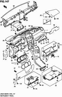 7381165J105PK-COVER, STEERING COLUMN HOLE