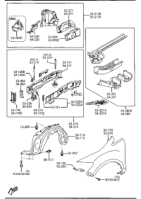 EG2152210F-PANEL FR FENDER LH