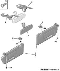 8143WG-HOOK-TRUNK FLOOR BOARD