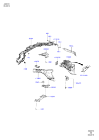 7M218B041AD-REINF ASSY-RAD CORE UPR