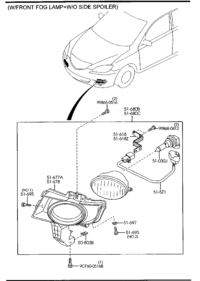 BS4N51690C-UNIT FOG LIGHT L
