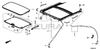 70200TX6A01-GLASS ASSY,ROOF