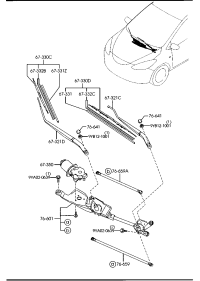 DG8067321-ARM,WIPER - DRIVER SIDE