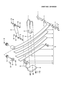 23884220-SHOCK ABSORBER ASSY-RR