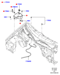 8W1Z17618A-RESERVOIR TANK