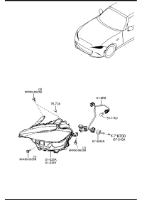 ND7L510K0C-UNIT(R),HEAD LAMP