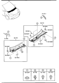 DG80507R0B-GRILLE(R),COWL