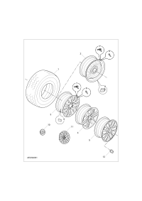 C00165413-ORNAMENT-DISC WHEEL