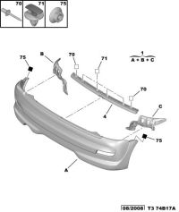 7410JR-BAR, REAR BUMPER
