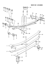 24548824-Clip assy-rr spg rh