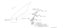 61011XA03A9E-GLASS ASSY DR F SLH