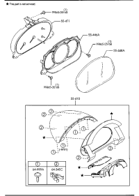 CE4155471-CLUSTER ASSY-INSTRUMENT