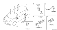 254111KA5A-SWITCH ASSY POWER WINDOW,ASSIST