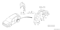 59122SJ010-MUD GUARD R LH