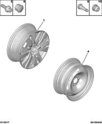 9817024580-BOLT,WHEEL