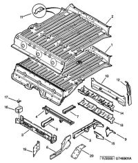 7251V5-BRACE-REAR BUMPER