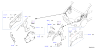 F41812GCMA-REINFORCEMENT-HOODLEDGE,LH