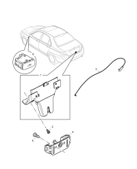 10066987-STRIKER,TRUNK LID LA