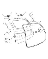10018963-HINGE ASSY-BACK DOOR
