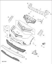 10125262-MOULE BUMPER