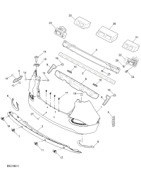 10137169-ABSORBER ENERGY,REAR BUMPER