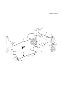 26202188-Pipe assy-rr brake (incl. 2,3, 11,18)