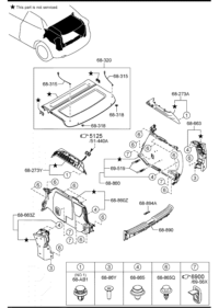 DHB46884Z-TRIM(R),TRUNK SIDE-U