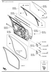 DHB459510-GLASS(L),DOOR-FRT