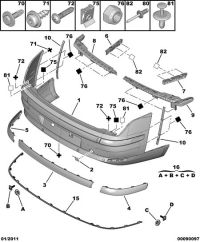 7410AF-BAR, REAR BUMPER