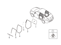 6203200XKZ16A-GLASS ASSY-REAR DOOR,RH
