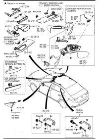 BELG691N7AA-HOUSING(L),DR MIRROR