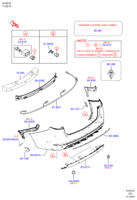 DK4350YJ3C-GRILLE ASSY-FR FOG,LH