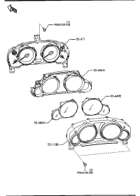 GV7G55471C-CLUSTER ASSY-INSTRUMENT