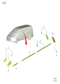 BK21V52029BE-Panel assy-lh