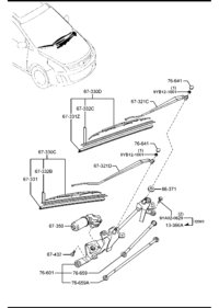 LT1167321-ARM,WIPER - DRIVER SIDE