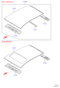 DK517066X-REINF ASSY-RAD CORE UPR
