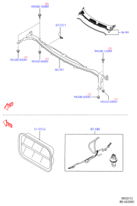6M2114197EA-CLIP,HOSE