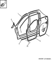 871373-BRACE-REAR BUMPER