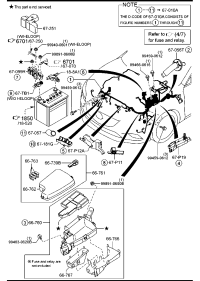 GV9B6676Y-COVER,MAIN FUSE BLOC