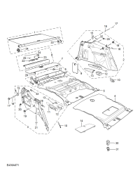 10522740-MAT ASSY-LUGGAGE COVERING