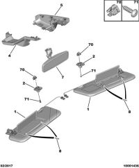 96881565DS-HOOK-TRUNK FLOOR BOARD