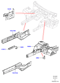AHR760070-REINF ASSY-RAD CORE UPR