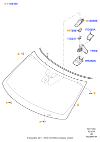 DB5Z17D550AD-COVER,DUST