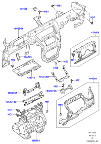 LR021375-TIE ROD,FRT CENTRE